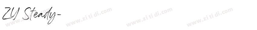 ZY Steady字体转换